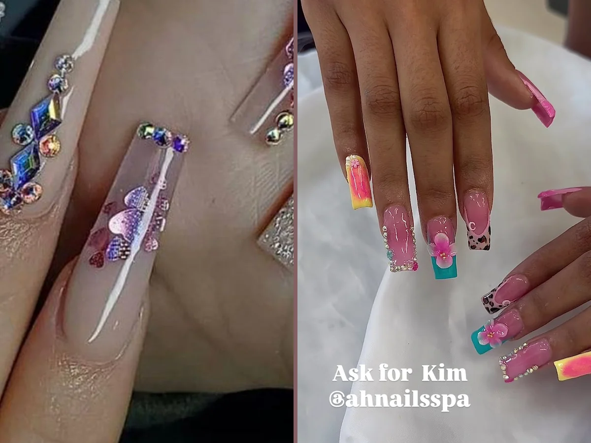 Bright workspace for nail services