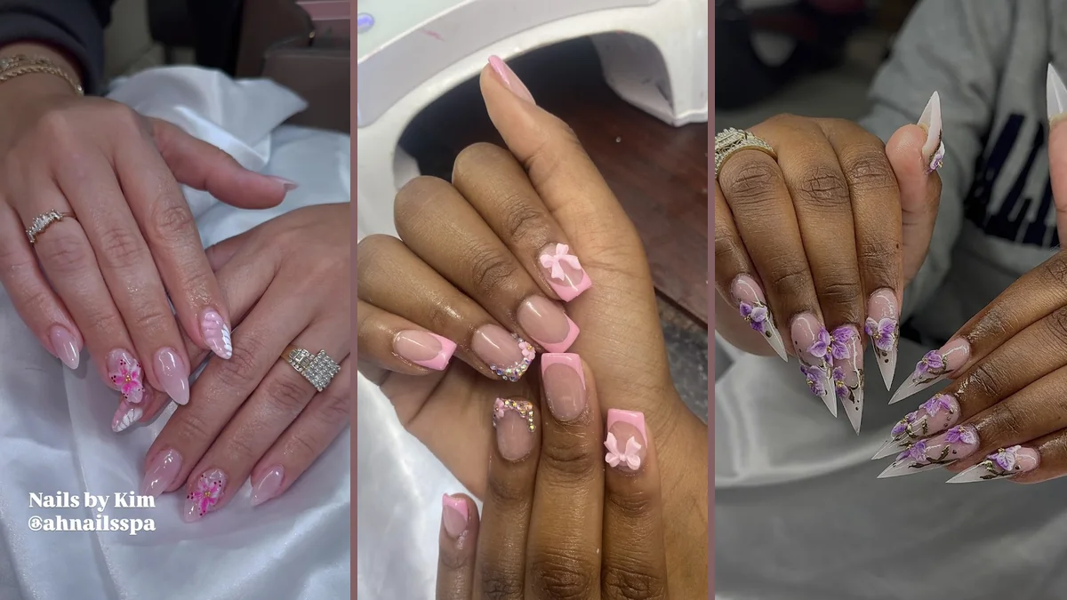 Bright workspace for nail services
